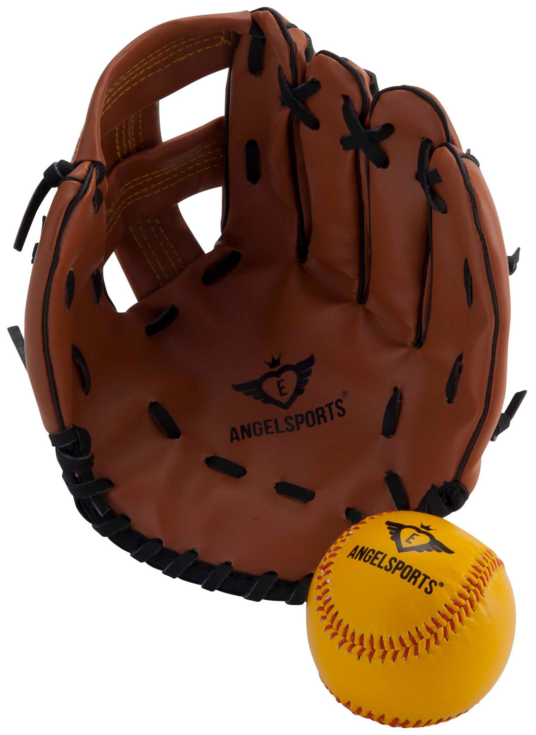 Honkbalhandschoen Set Junior - Vinyl handschoen 10 inch - Soft rubber honkbal
