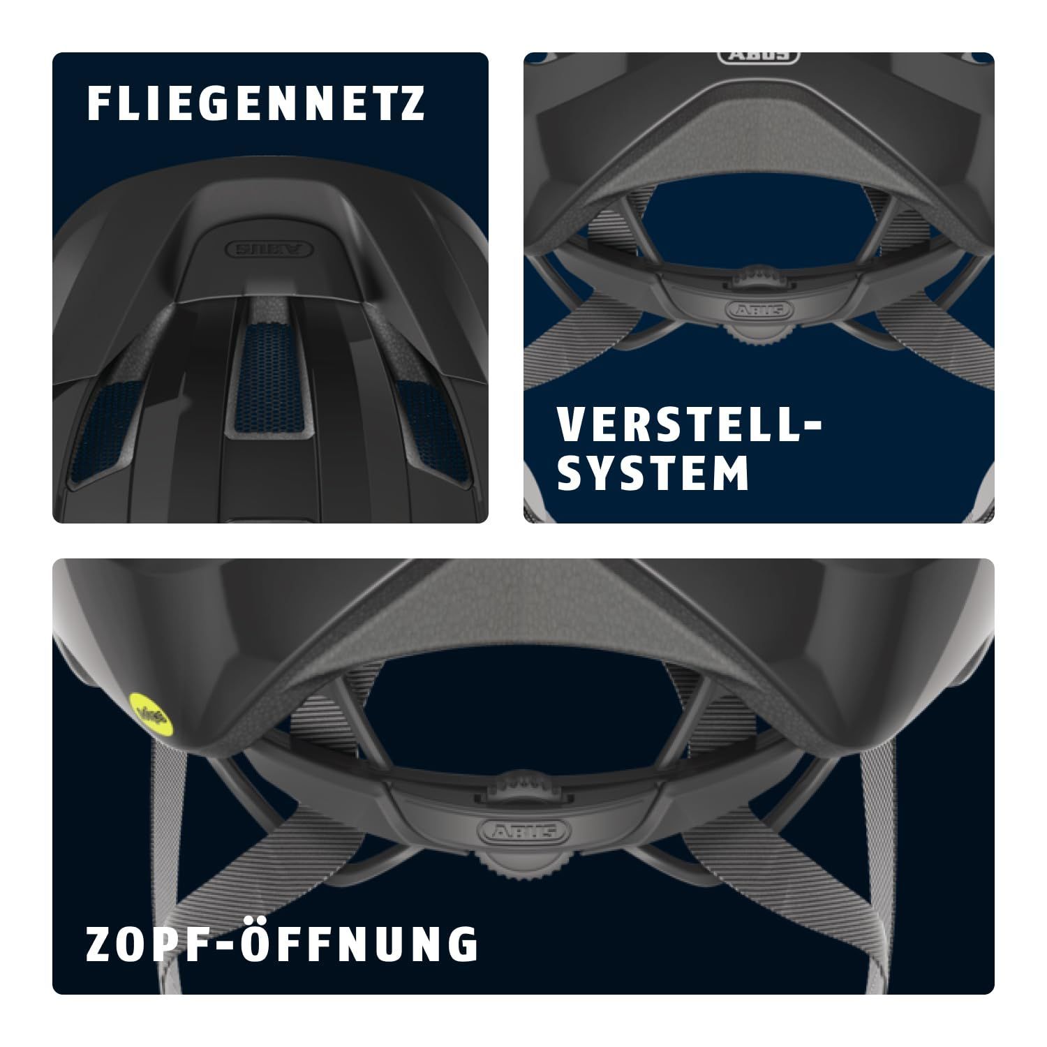 Abus Macator MIPS - Racefietshelm - Comfortabele vulling en goede ventilatie - Zwart - M