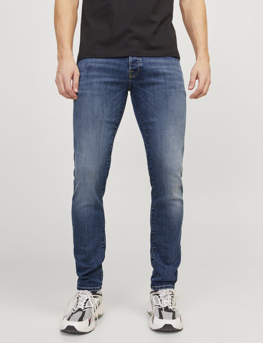 Jack&Jones Glenn Fox - Slim Fit Jeans - Super Stretch - Denimblauw