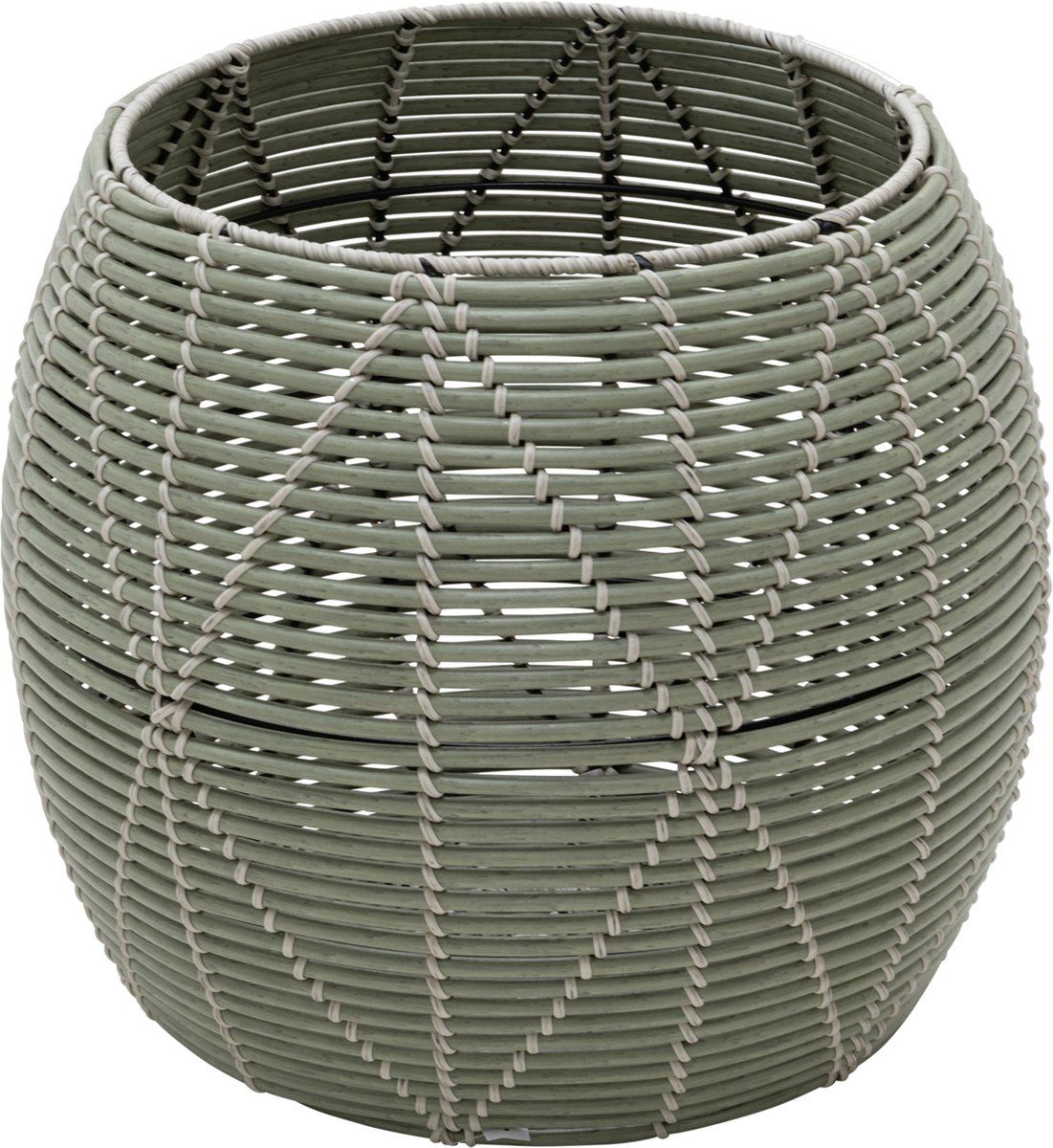Lesli Outdoor Living - Poef Birma Wicker Groenø46x40cm