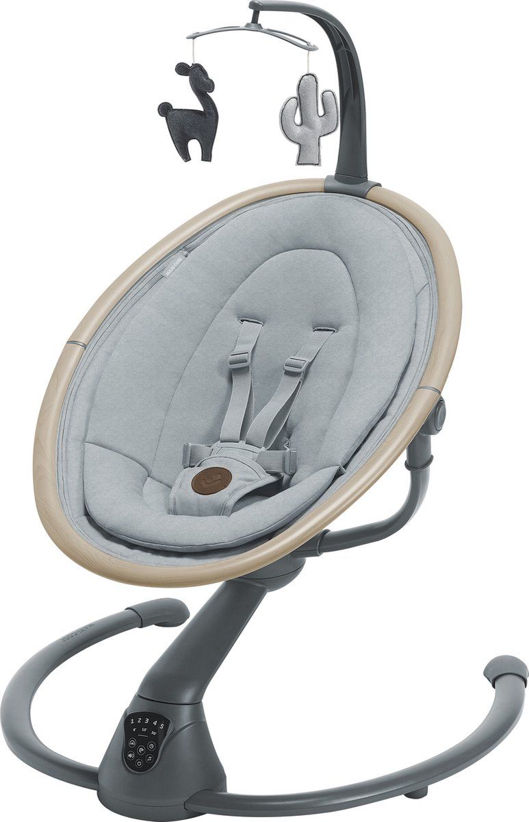 Maxi-Cosi Cassia - Wipstoel - 5 schommelsnelheden 12 melodieën - Beyond Grey