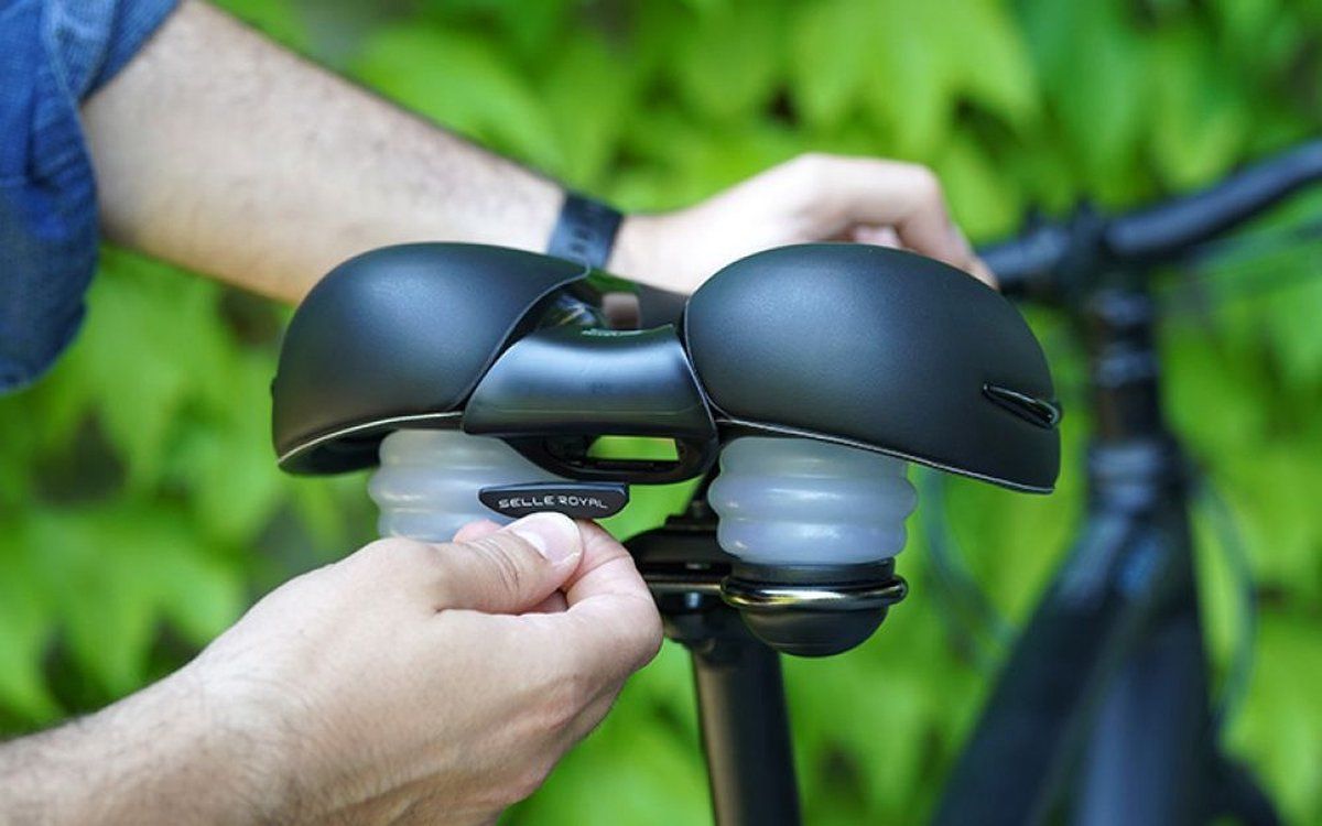 Selle Royal Respiro Relaxed - Fietszadel - Ventilatiekanaal En Koeltechnologie - Zwart