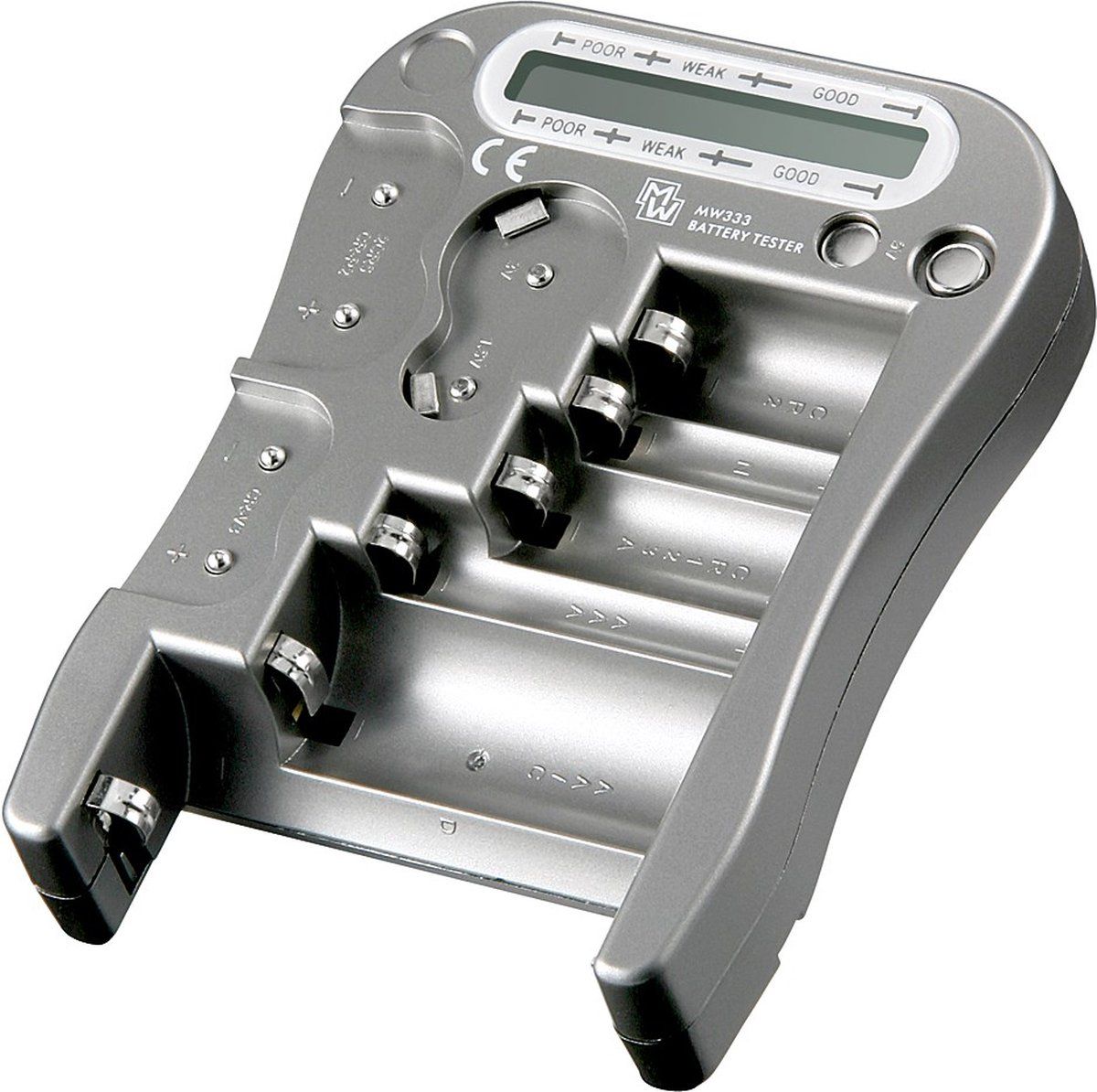 Goobay MW 333 vermogen / batterij tester Zilver