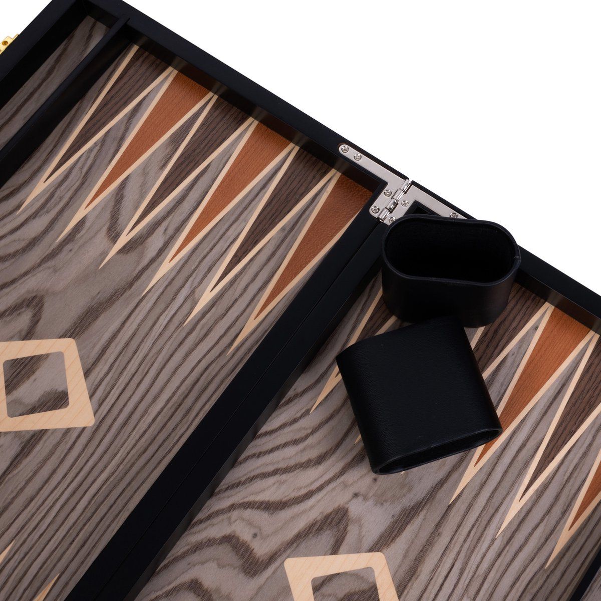 Longfield 250543 - Backgammon - Volledige Set Met Dobbelstenen En Spelregels - Hout