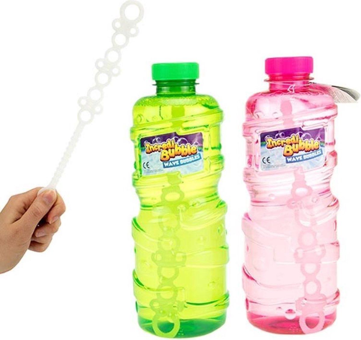 Bellenblaas fles 945 ml - 12-delig stokje - 900 ml bellenblaassop