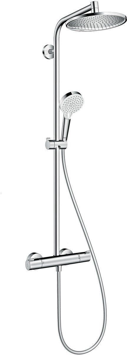 Hansgrohe Crometta S - Showerpipe - 240mm - 1 straalfunctie - Chroom
