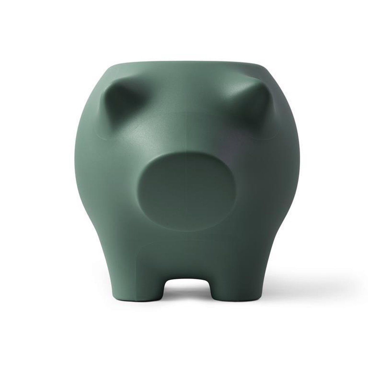 Bijzetvarken Zeegroen / Sidepig Seagreen - Design Bijzettafel - Visnet Materiaal - Werkwaardig.