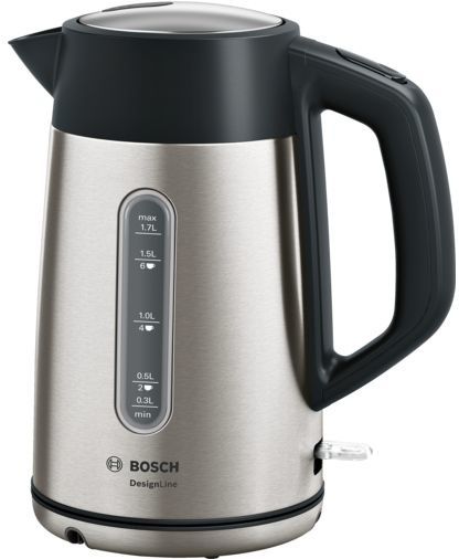Bosch Zwart Twk4p440 - Waterkoker - 1,7L - Rvs - 2400W