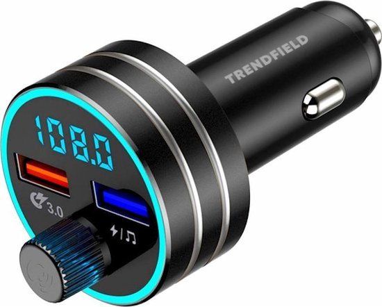 Merkloos Trendfield Fm Transmitter Bluetooth 5.0 - Carkit Usb 3.0 Snelladen - Auto Accessoires - Beluister Dr