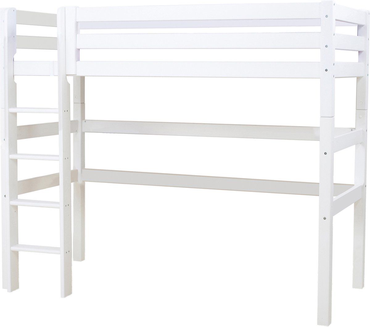 Hoppekids ECO Luxury hoogslaper 90x200cm, wit