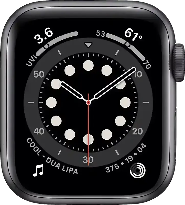 Apple Watch Series 6 - 44mm - Aluminium - Spacegrijs - GPS refurbished, photo 4