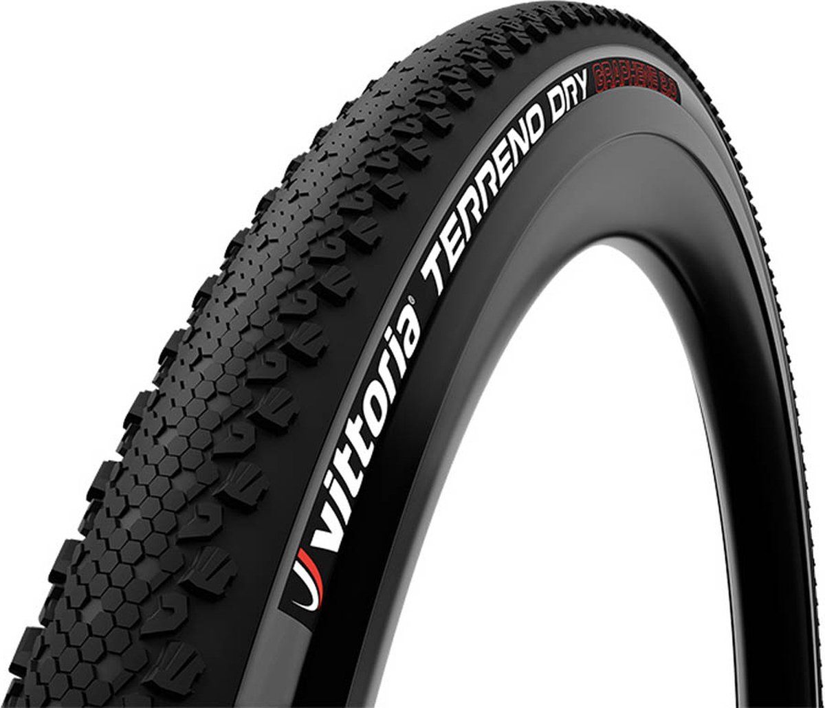 Vittoria Shimano Terreno Dry - Fietsband 28x700x3 - Tubeless - Zwart