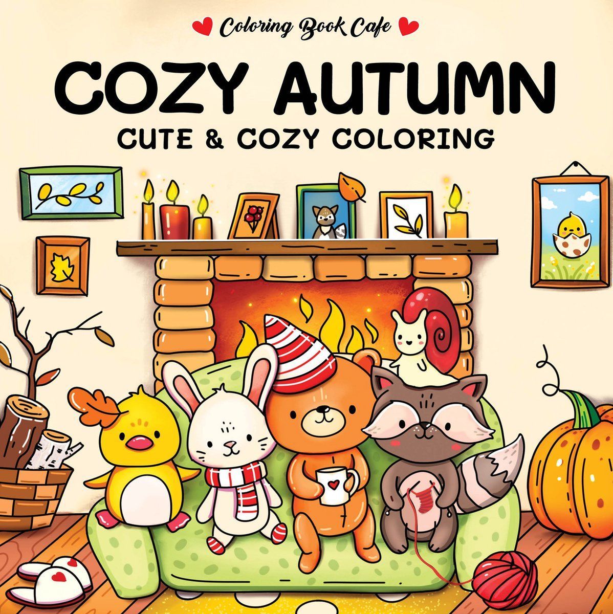 Cozy - Kleurboek Voor Volwassenen - Schattige Dieren En Knusse Scènes