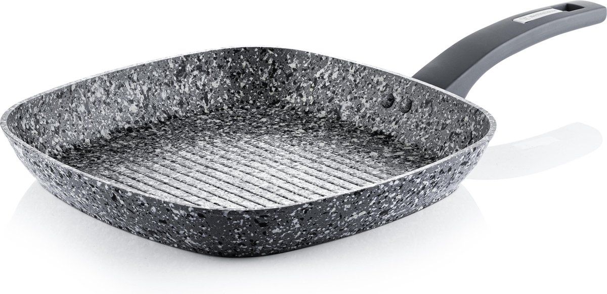 Westinghouse Grillpan -Ø 28 cm - Grijs Graniet - Geschikt voor inductie