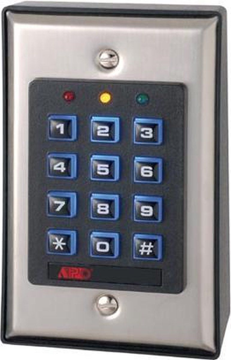 EtiamPro HAA85BLN - Codetoetsenbord - Autonoom Met Achtergrondverlichting En Led-statusindicatoren - Grijs