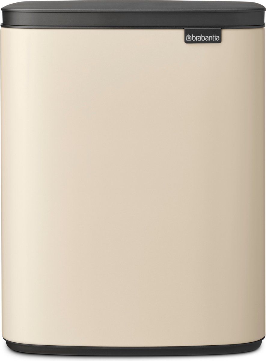 Brabantia Bo Prullenbak - 12 Liter - Handgreep - Soft Beige