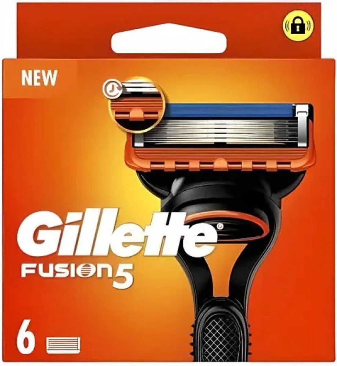 Gillette Fusion5 - Scheermesjes - 5 Anti-frictiemesjes - (6 Stuks)