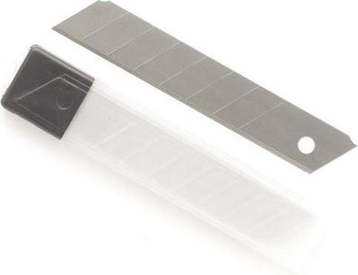 Toolland Reservemesjes voor afbreekmes 18 mm, 10 stuks