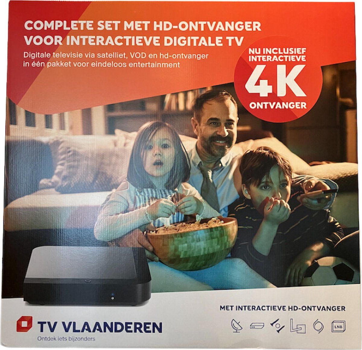 M7 Tv Vlaanderen - Startersset - Satelliet-tv En Radio - 64 Cm Schotel