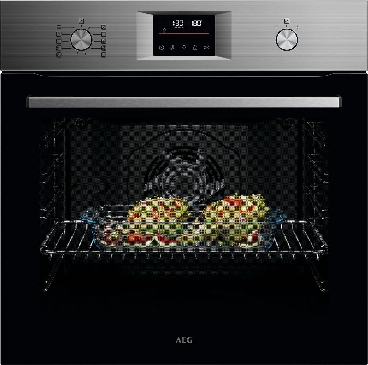 AEG OU5PB40WSM - Inbouwoven - Heteluchtoven - Stoomondersteuning - 72 l - A++