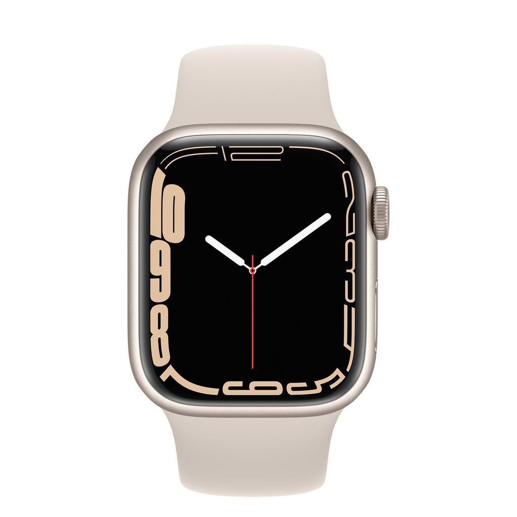 Apple Watch Series 7 - 45mm - Aluminium - Sterrenlicht - GPS refurbished, photo 2