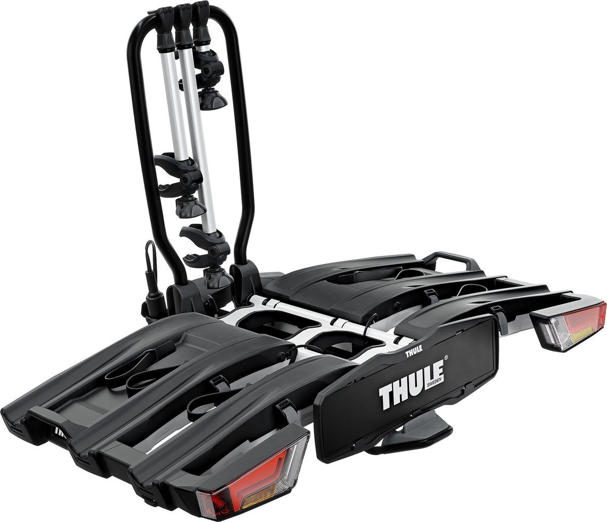 Thule EasyFold XT 934 - Trekhaak Fietsendrager - 3 fietsen - Max. 60 kg - Grijs