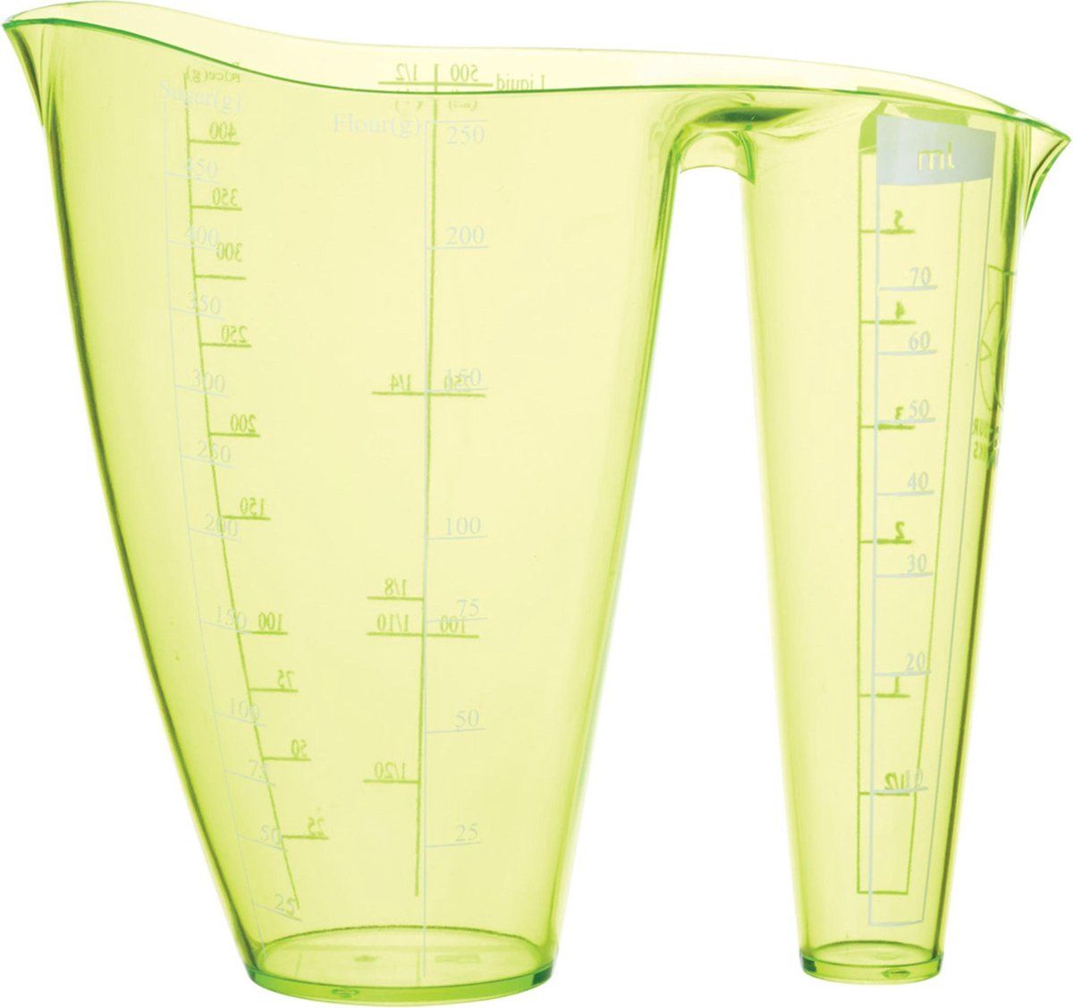 Colourworks Maatbeker Brights Dubbel 600 Ml Groen