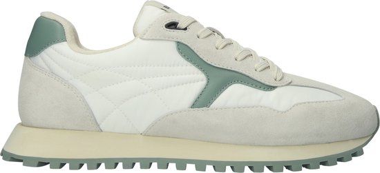 Blackstone Sneakers - Scoria Legend DG532 - Runner - Heren - 46 - Off White/Groen