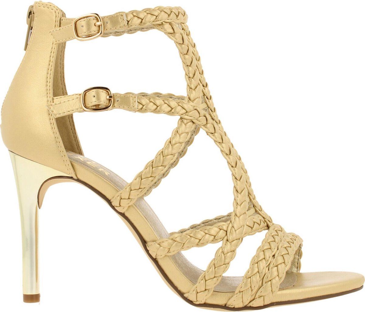 Bullboxer Sandal - Platte sandalen - Gevlochten banden - Goud - 40