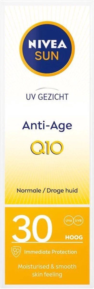 Nivea Sun Face Creme - Anti Age F30 - 3-Pack (3X)