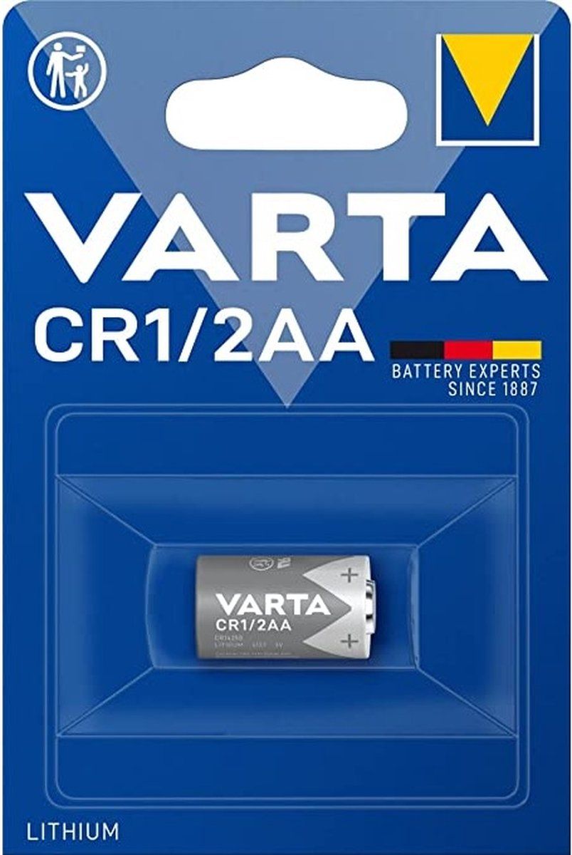Varta CR1/2AA Lithium Cylindrical Batterij / 1 Stuk