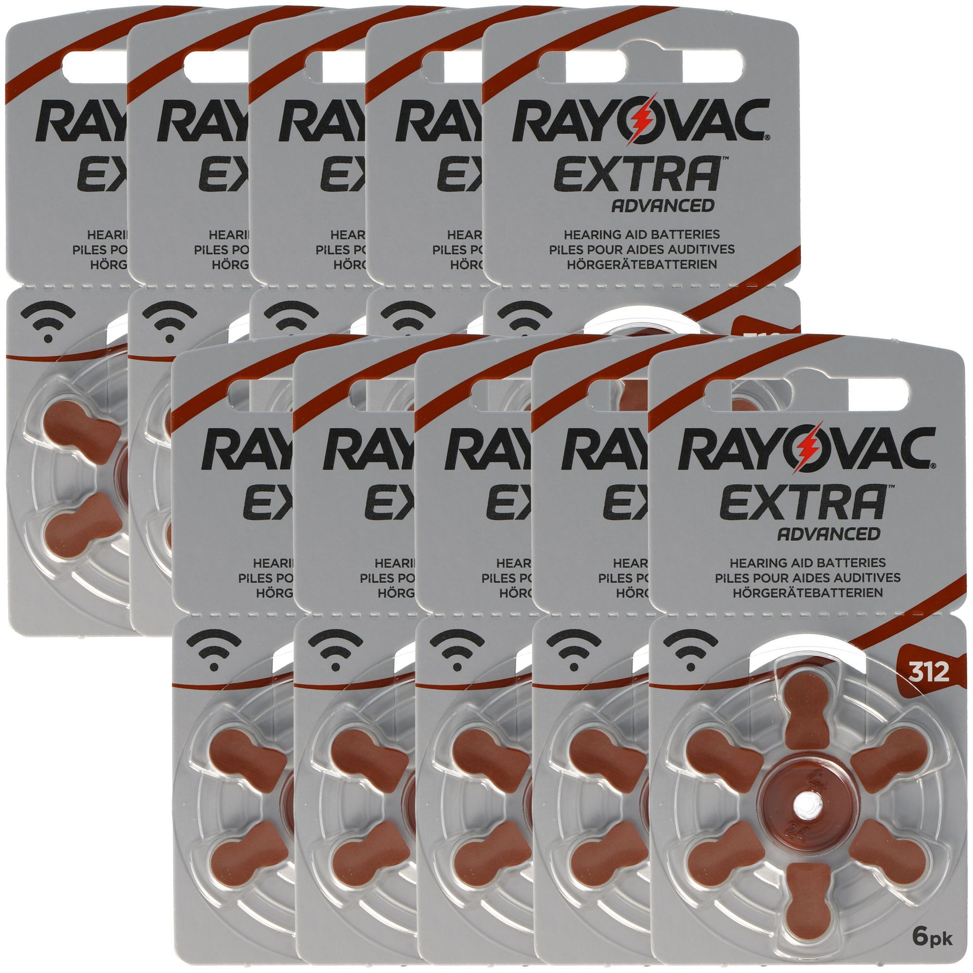 Varta HA312 - Hoortoestelbatterijen - 60 stuks - max. 180mAh