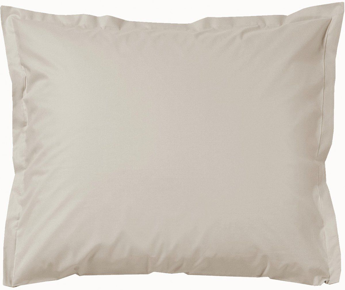 Cinderella Sundays - Kussensloop - Katoensatijn Met Instopstrook - 60x70 Cm - Zandkleur (2 Stuks)