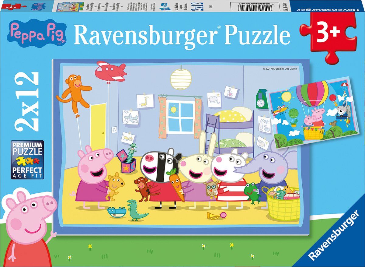 Ravensburger 05574 puzzel Legpuzzel 12 stuk(s) Stripfiguren