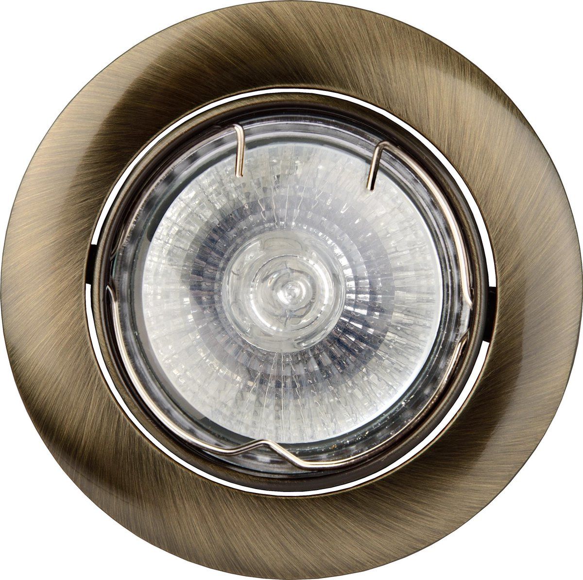 Lucide Focus - Inbouwspot - Dimbare GU10 - Rond Ø8.1 cm - Brons
