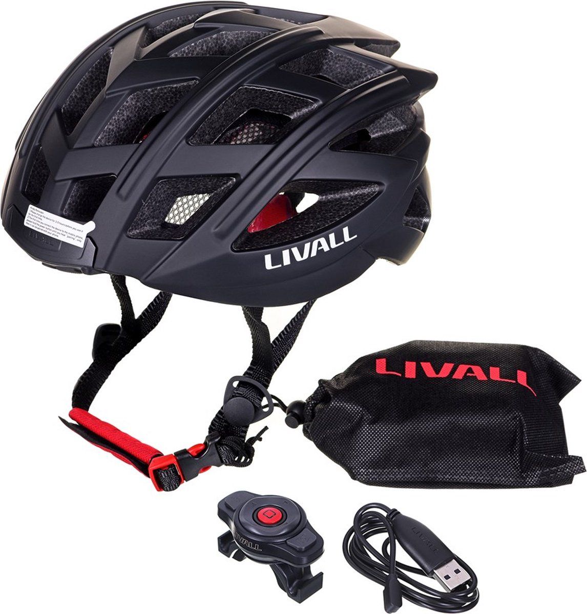 Livall BH60SE Neo - Smart Fietshelm - Sos Functie - Led Richtingaanwijzers - Zwart