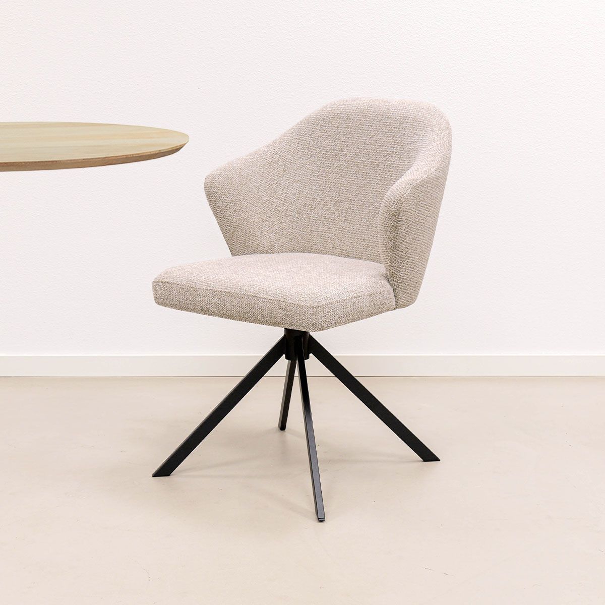 Kick Draaistoel Liz - Draaistoel - Uniek Ontwerp - Champagne