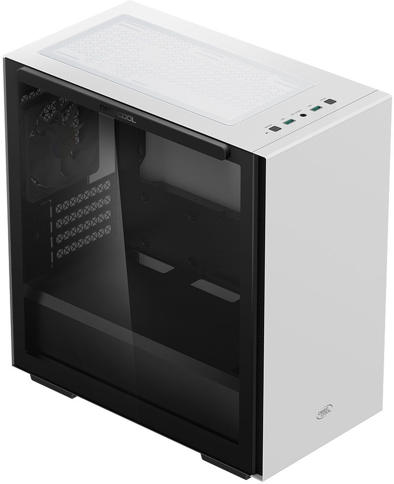 DeepCool Macube 110 - Mini tower pc-behuizing - Micro ATX / Mini-ITX - 1x120 mm - Wit