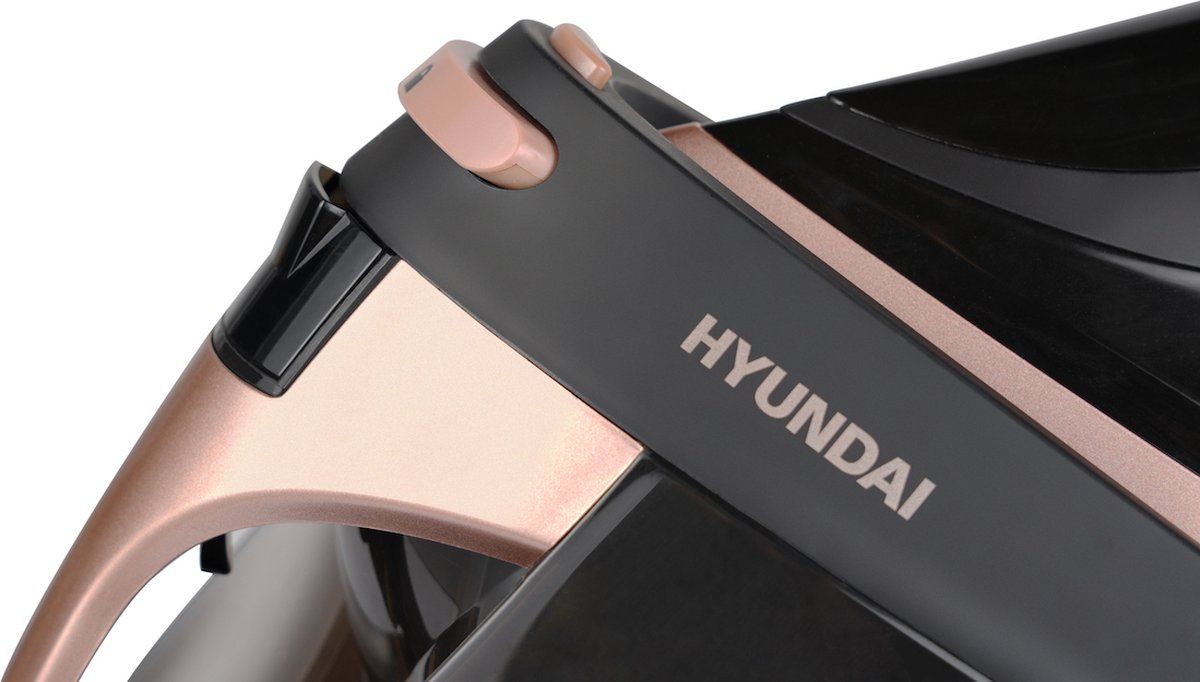 Hyundai Electronics - Stoomstrijkijzer 2600 Watt - Keramisch strijkoppervlak - Zwart/Roségoud