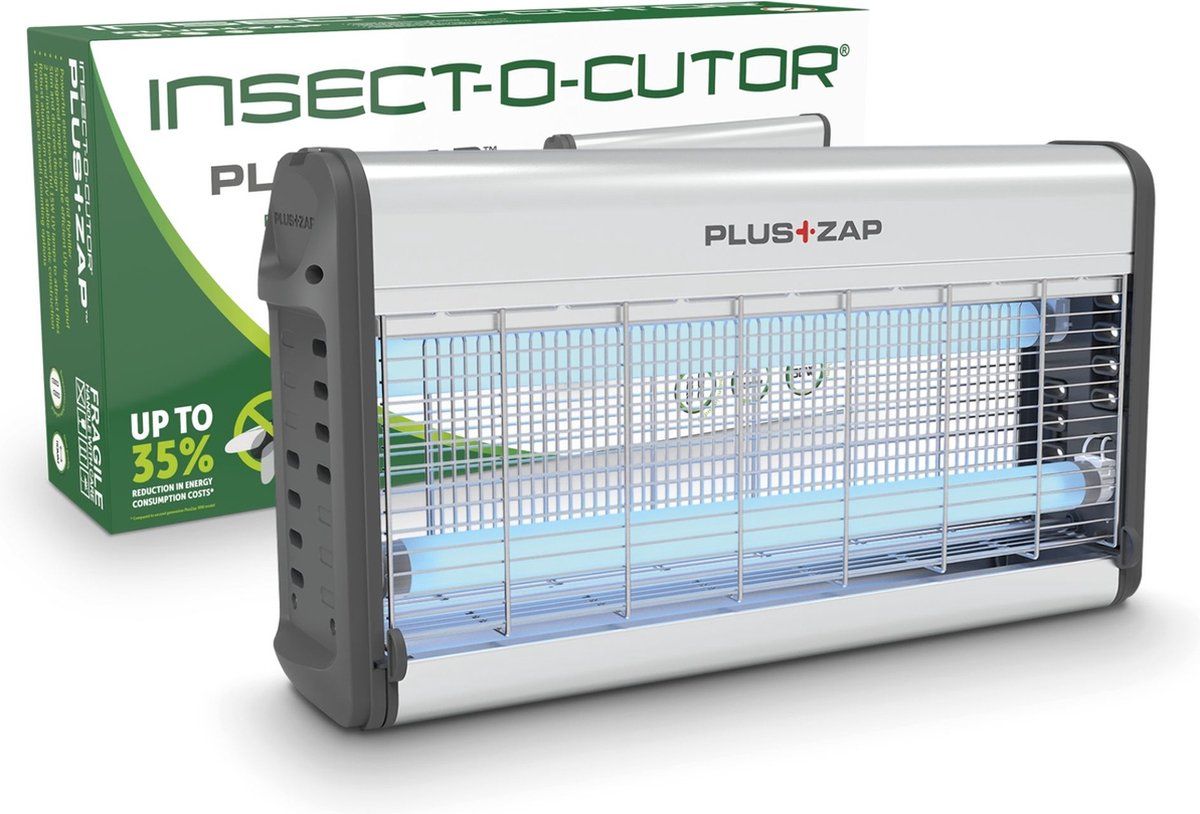 Edialux Gen 3 PlusZap™ 30W, Elektrische Vliegenlamp Uv, Uv-vliegenlamp, Vliegenvanger, Vliegenverdelger Voor Binnen, 80m², Energiezuinig Met