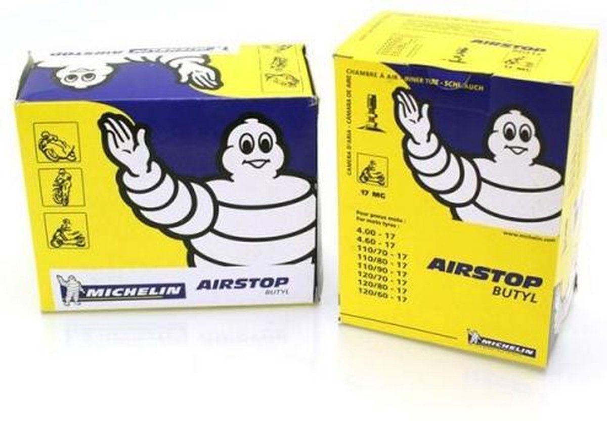 Michelin Binnenband 10-3.00/3.50/100-80/100-90/90-90 - 45 Gr Ventiel
