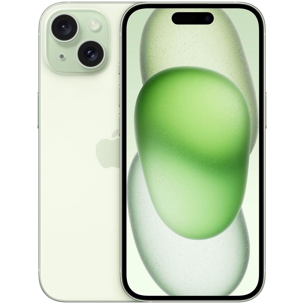 Apple iPhone 15 - Groen - 128 GB - Fysieke simkaart + eSIM