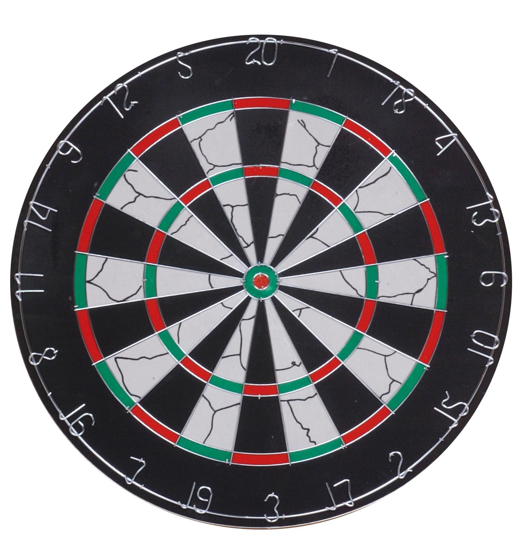 Dartbord Nylon flocked - 45 cm - Dubbelzijdig