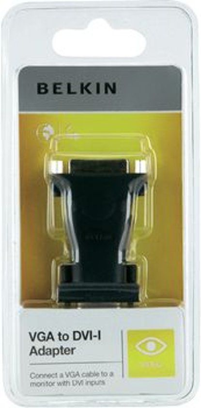 Belkin DVI naar VGA Adapter - DVI-I naar VGA - Hoge bandbreedte