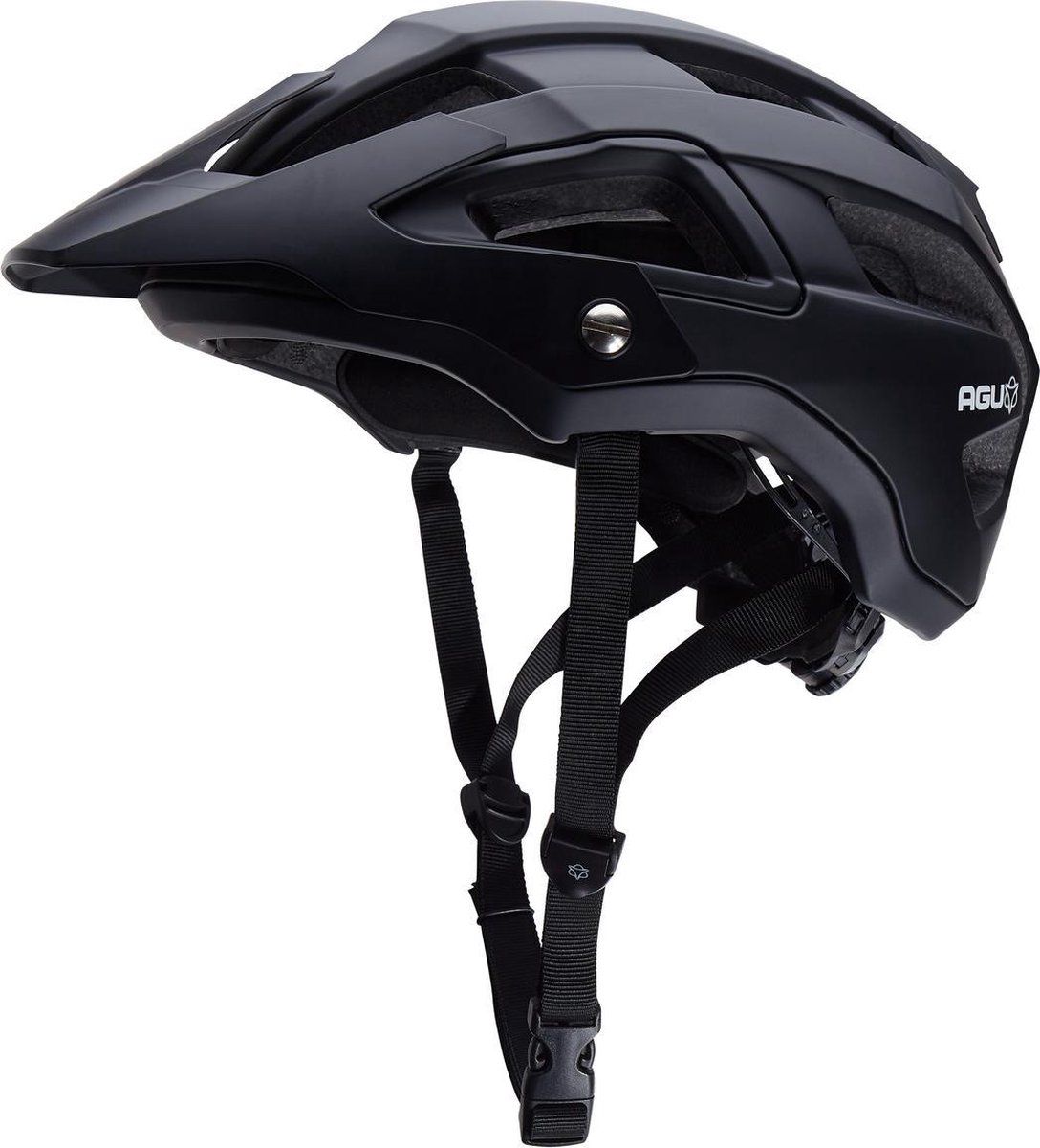 Agu Trail Mtb Fietshelm - Verstelbaar - 15 Ventilatiegaten - Zwart - L/Xl