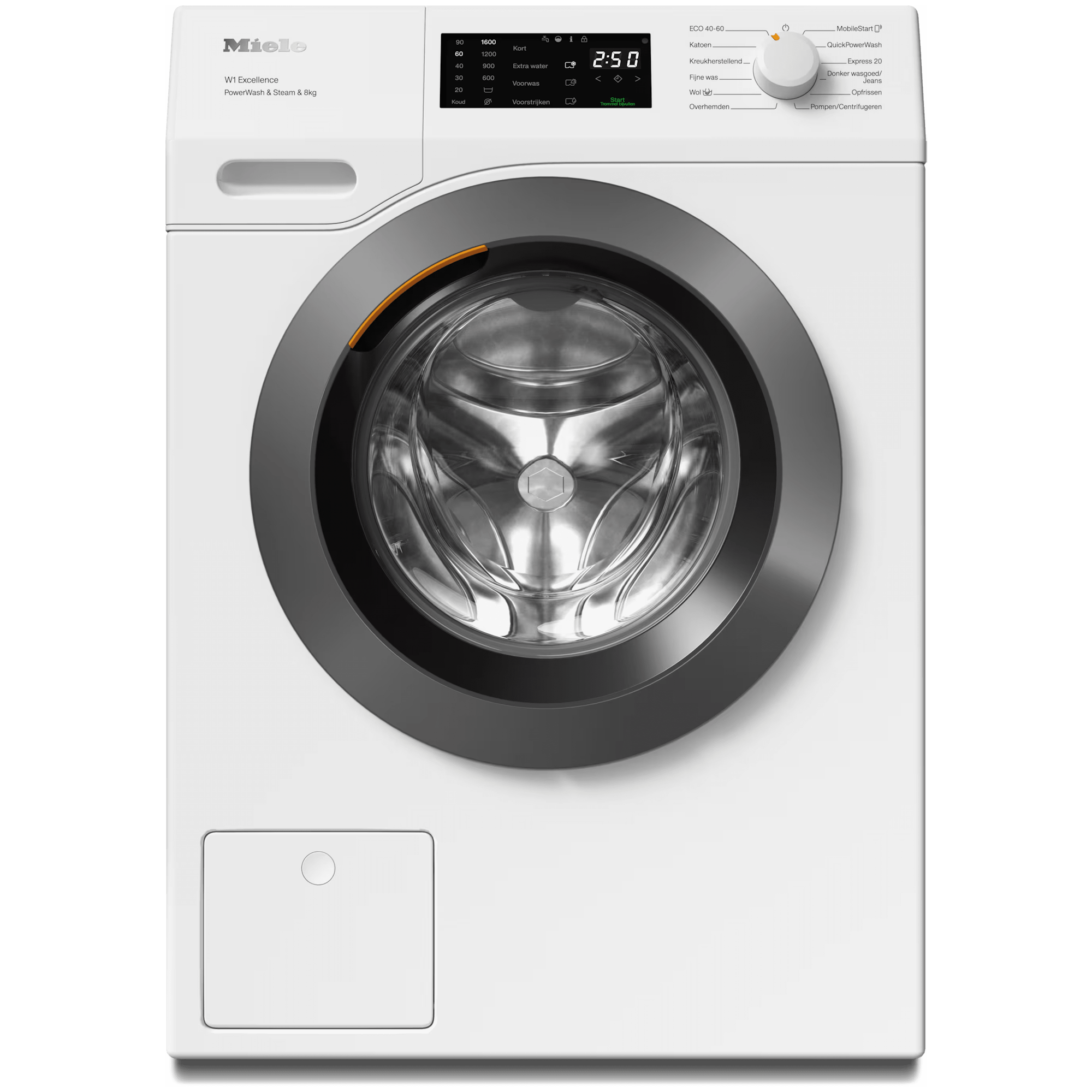 Miele WEC395 WPS - Wasmachine - QuickPowerWash - 8 kg - Lotuswit