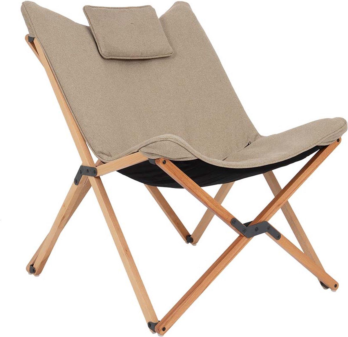 Bo-Camp Wembley - Relaxstoel - Luxe Gepolsterd - Beige