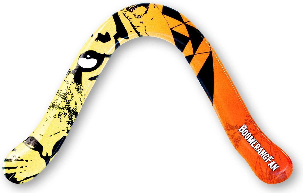 Boomerangfan Boemerang Tiger Rechts 27cm.15gr.cirk.10m. , , Boomerang Fan