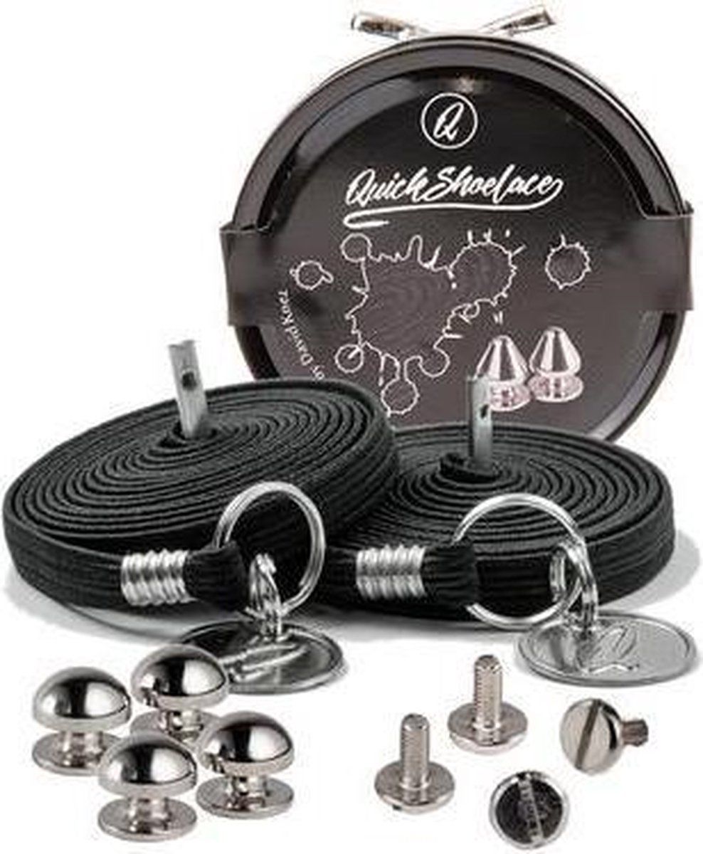 Quickshoelaces - casuel zwart