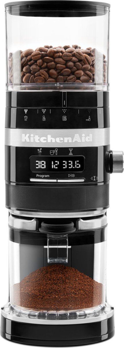 KitchenAid 5KCG8433EOB - Koffiemolen - 70 maalinstellingen - Zwart